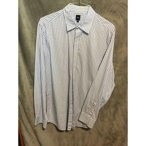 Gap Men's Blue Checkered cotton shirt L